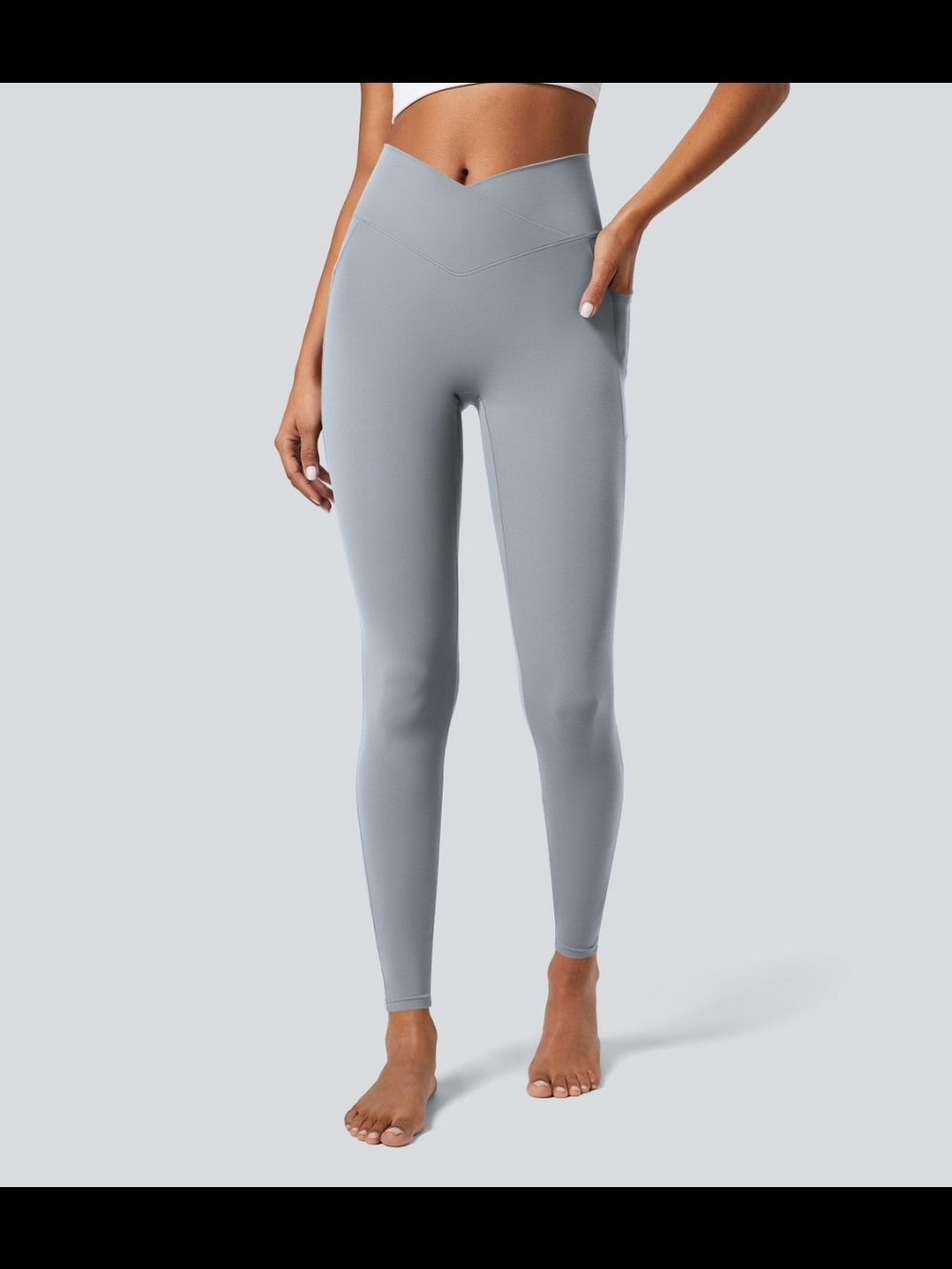 Halara High-Waist Dark Grey Leggings